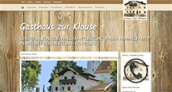 Desktop Screenshot of klause-weissenregen.de